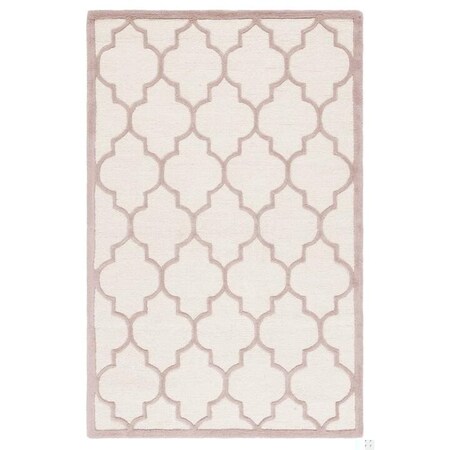 Safavieh Cambridge Hand Tufted Runner Rug- Ivory - Beige- 2 ft. 6 in. x 4 ft. CAM134P-24
